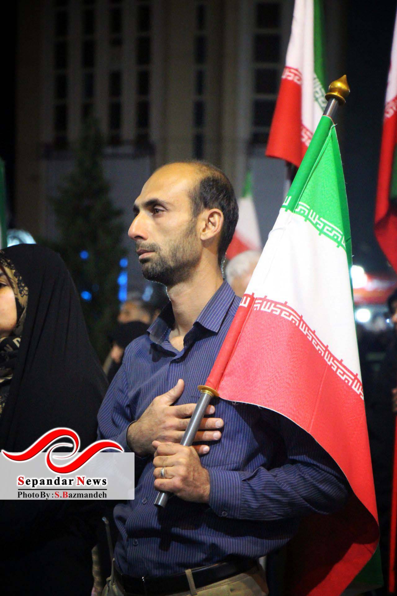 گزارش تصویری پنجاه و چهارمین قرار شبانه مردم رفسنجان در میدان شهید سلیمانی