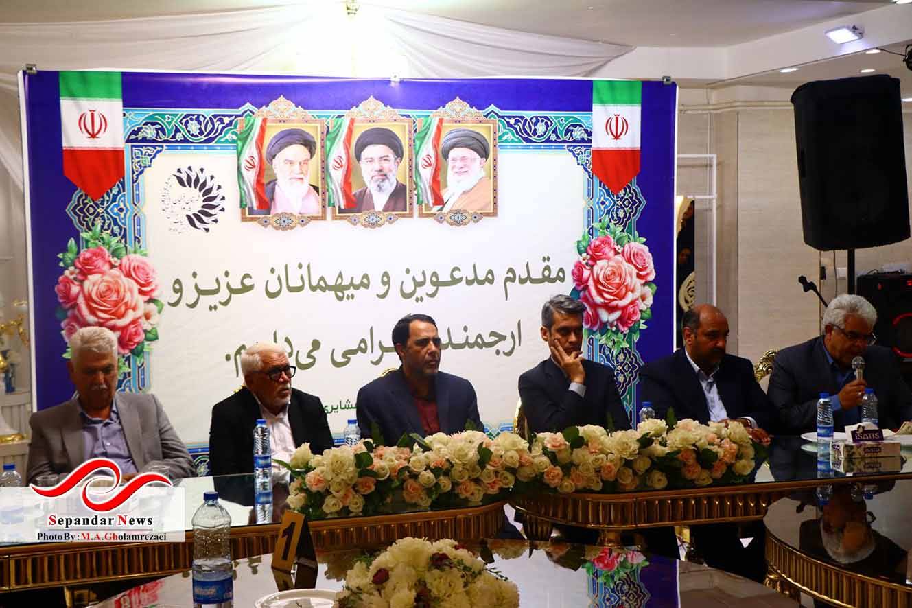 آیین معارفه ریاست جدید هیئت روستایی عشایری و بومی رفسنجان ب