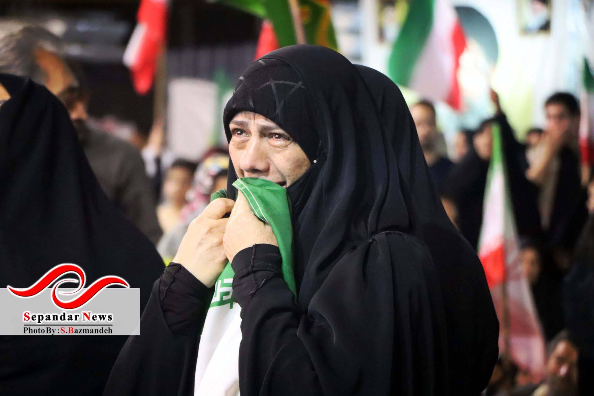 گزارش تصویری پنجاه و چهارمین قرار شبانه مردم رفسنجان در میدان شهید سلیمانی