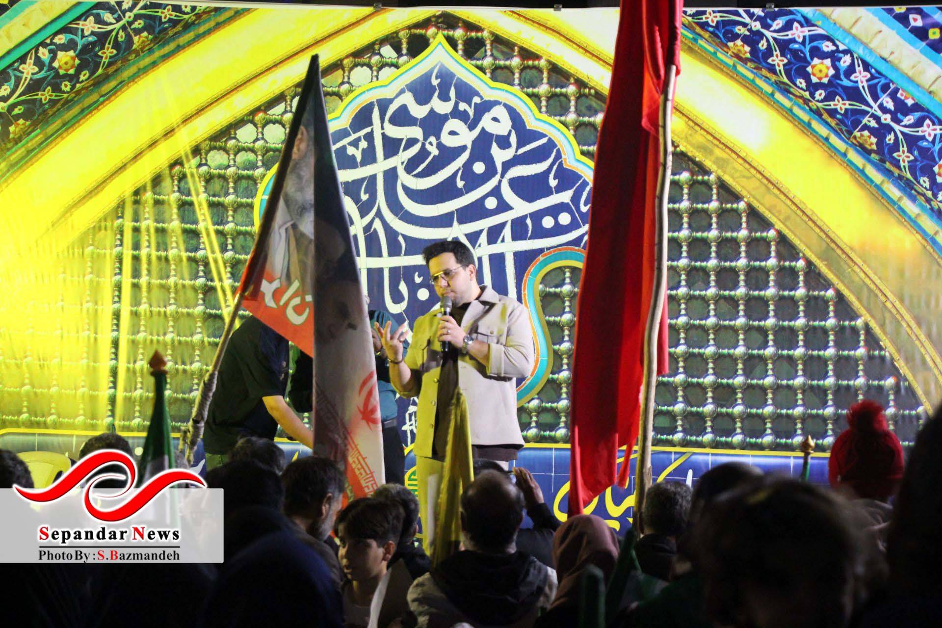 گزارش تصویری پنجاه و چهارمین قرار شبانه مردم رفسنجان در میدان شهید سلیمانی