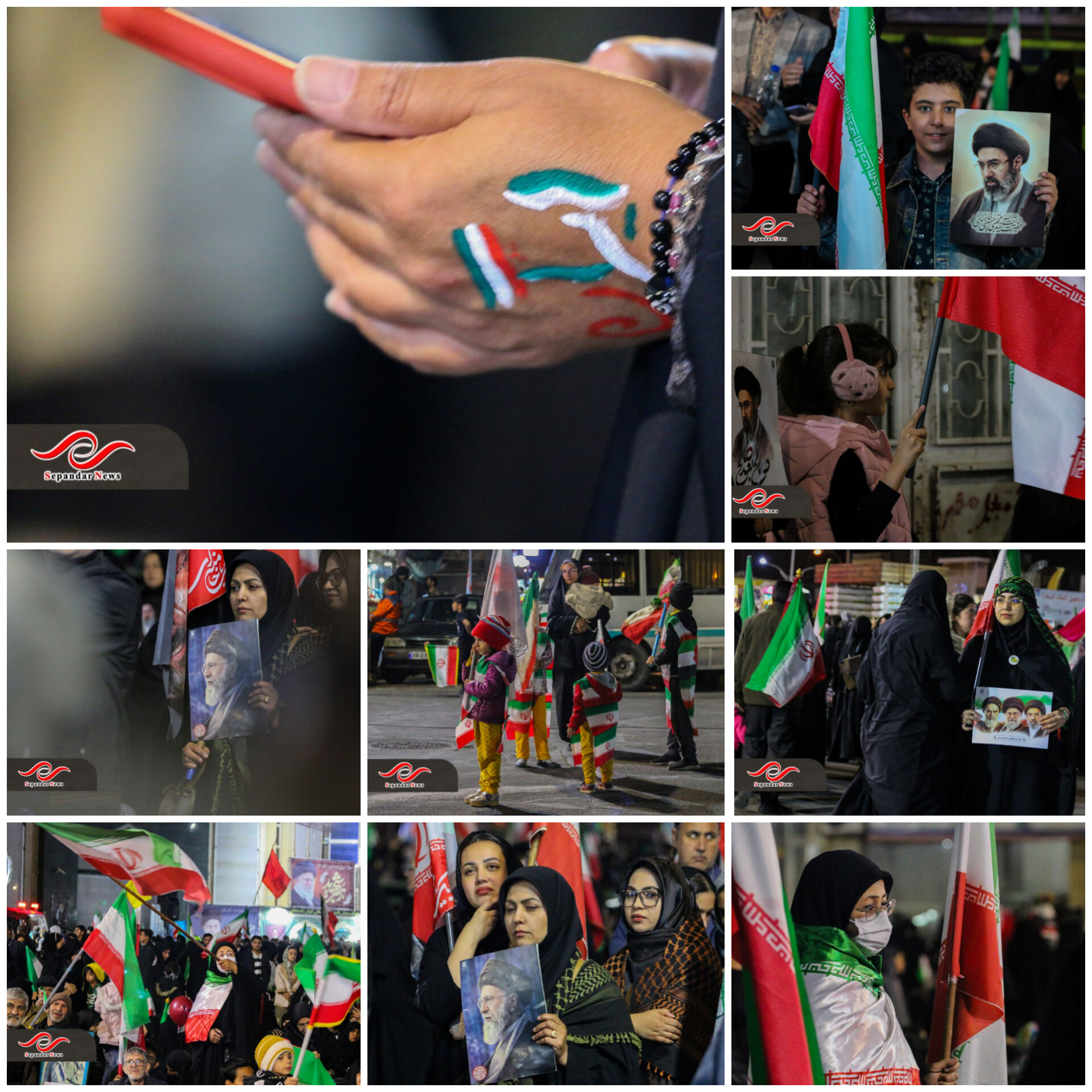 گزارش تصویری سی و هفتمین قرار شبانه مردم رفسنجان