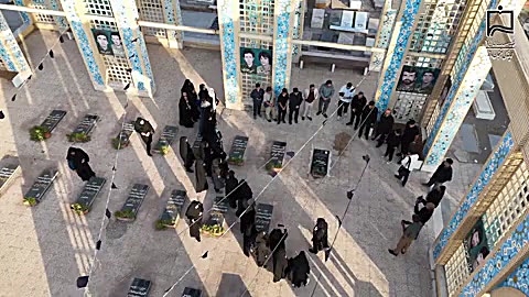 ادای احترام به مقام شهدای رسانه شهرستان رفسنجان