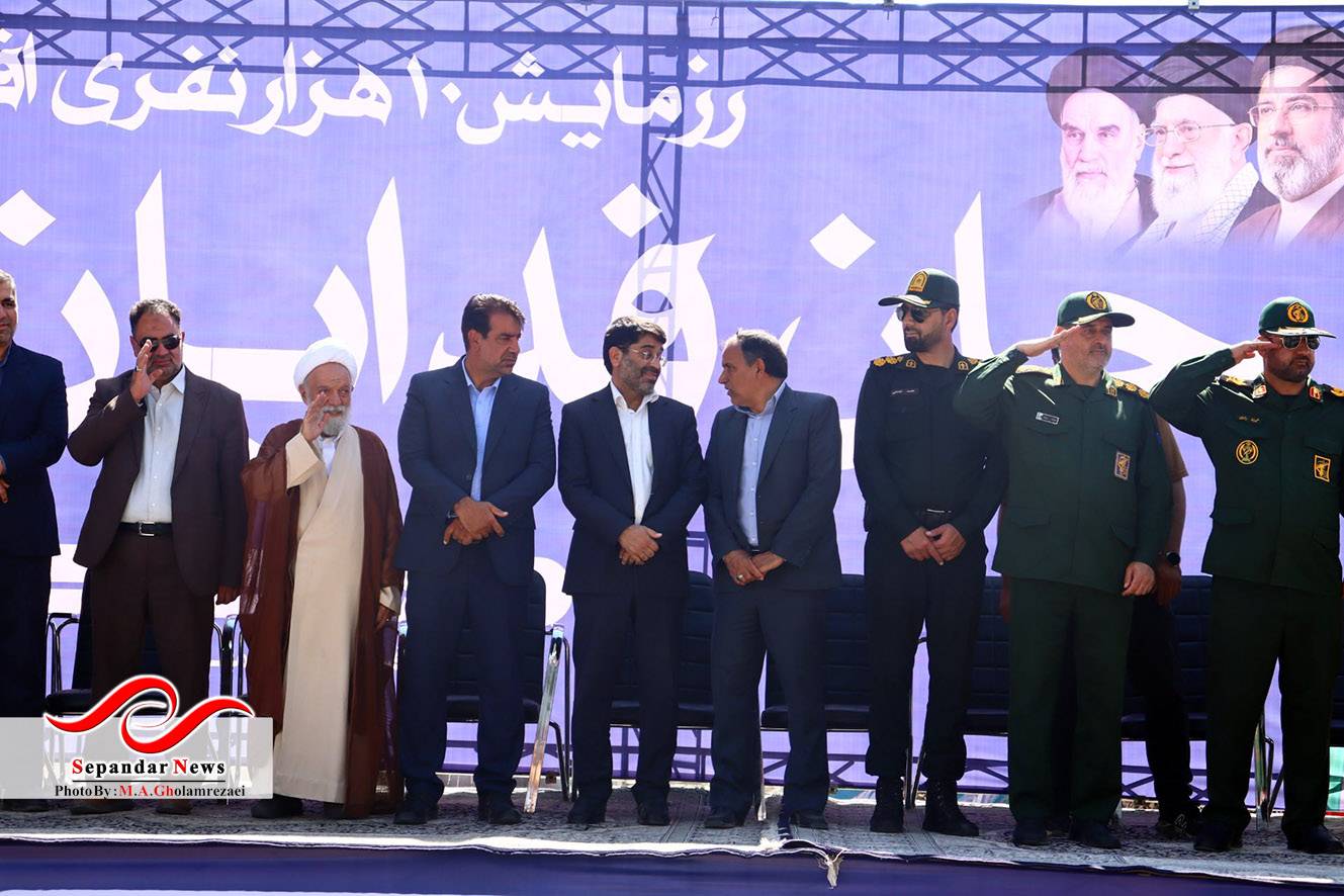 گزارش تصویری رزمایش ۱۰ هزار نفری جان‌فدا در رفسنجان