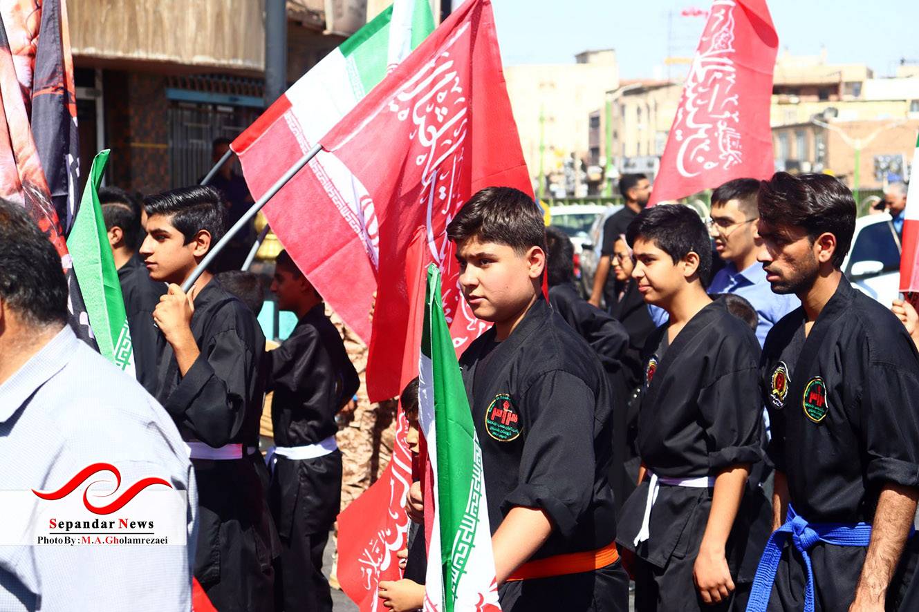 گزارش تصویری رزمایش ۱۰ هزار نفری جان‌فدا در رفسنجان
