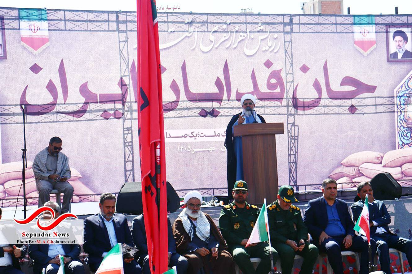 گزارش تصویری رزمایش ۱۰ هزار نفری جان‌فدا در رفسنجان