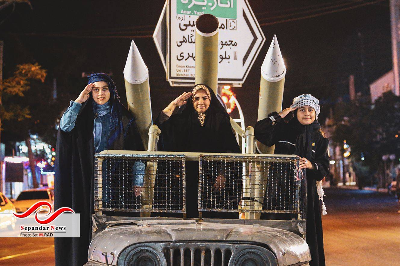 دختران رفسنجانی با اقتدار در میدان