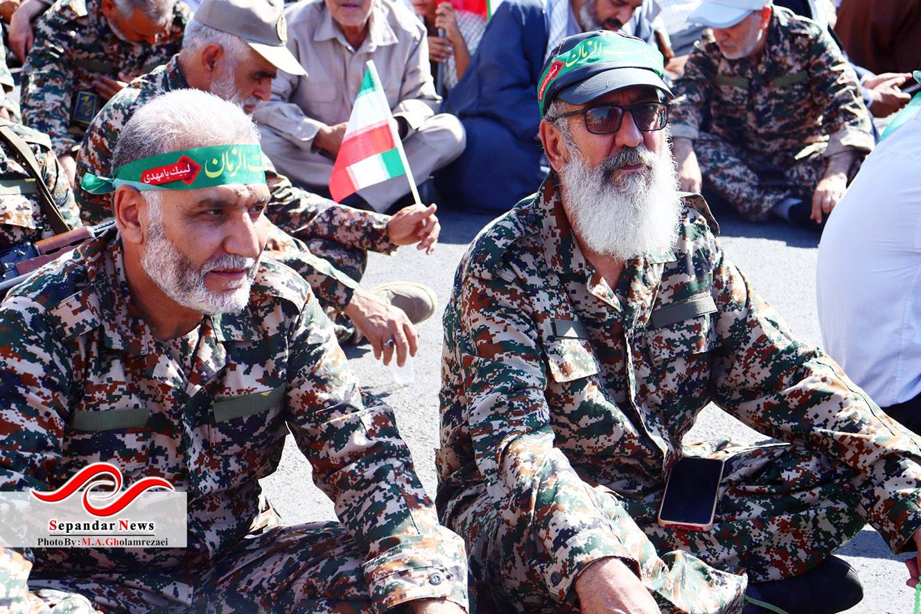 گزارش تصویری رزمایش ۱۰ هزار نفری جان‌فدا در رفسنجان
