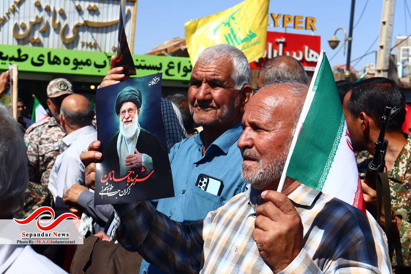 گزارش تصویری رزمایش ۱۰ هزار نفری جان‌فدا در رفسنجان