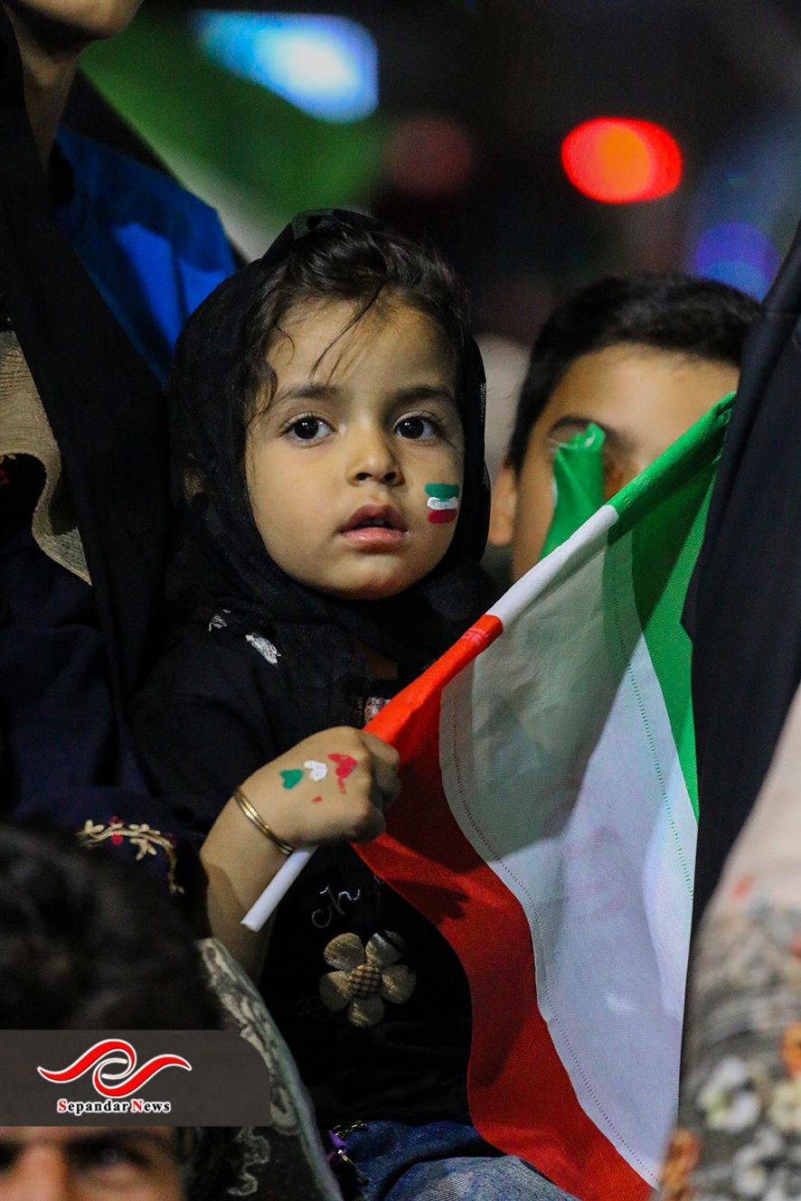  گزارش تصویری پنجاه و پنجمین قرار شبانه مردم رفسنجان در میدان شهید سلیمانی
