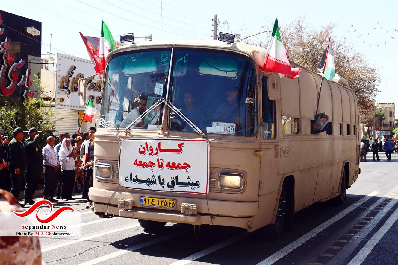 گزارش تصویری رزمایش ۱۰ هزار نفری جان‌فدا در رفسنجان