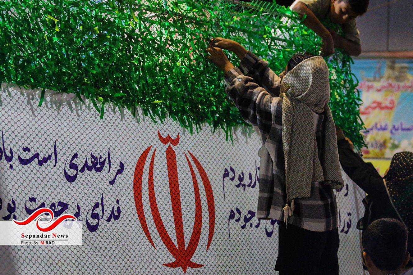 گزارش تصویری شصت و ششمین قرار شبانه مردم رفسنجان در میدان شهید سلیمانی