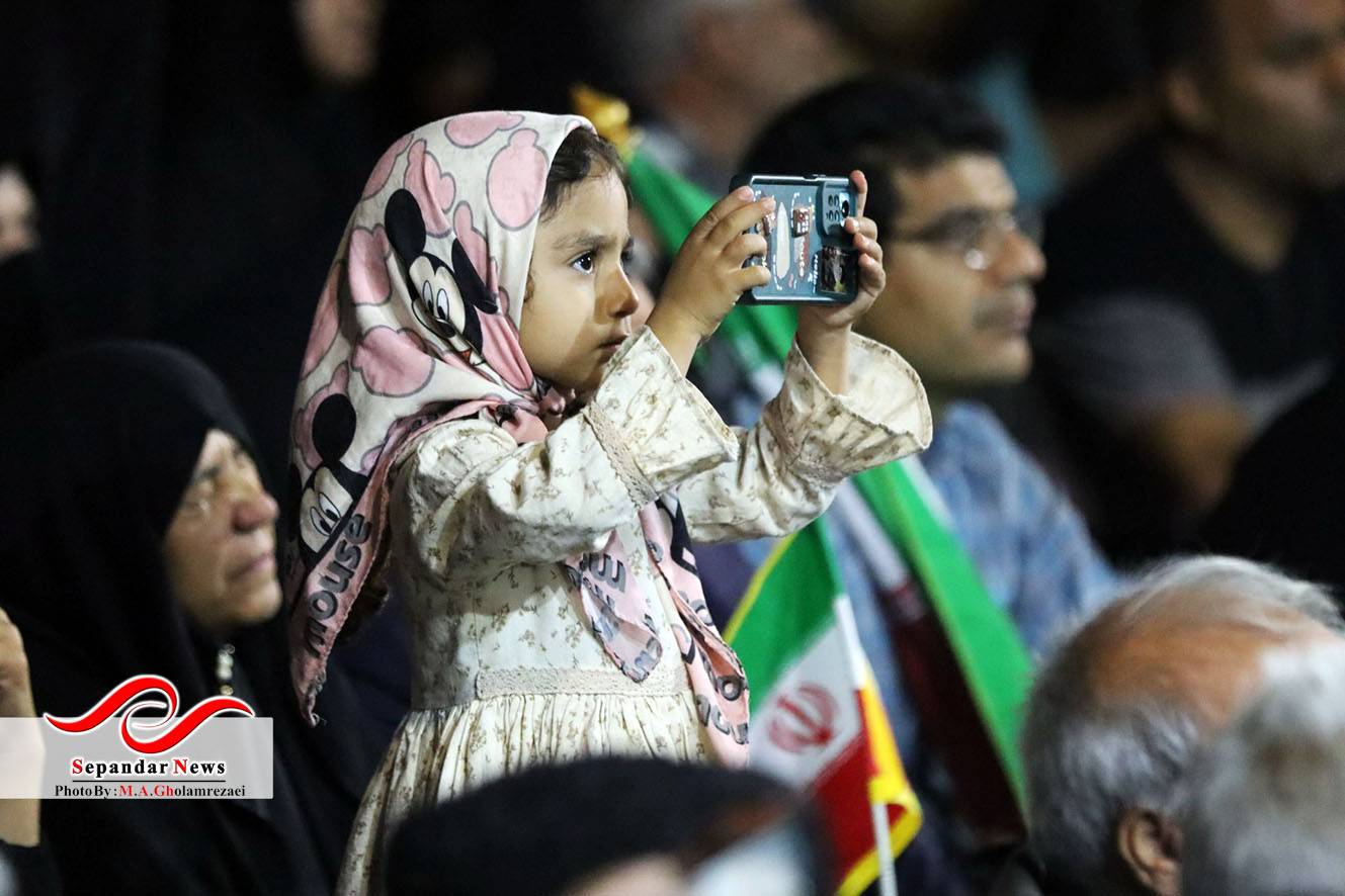 گزارش تصویری پنجاه و هفتمین قرار شبانه مردم رفسنجان در میدان شهید سلیمانی