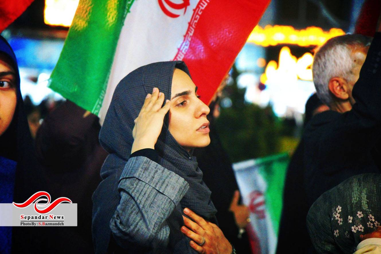 گزارش تصویری پنجاه و هفتمین قرار شبانه مردم رفسنجان در میدان شهید سلیمانی
